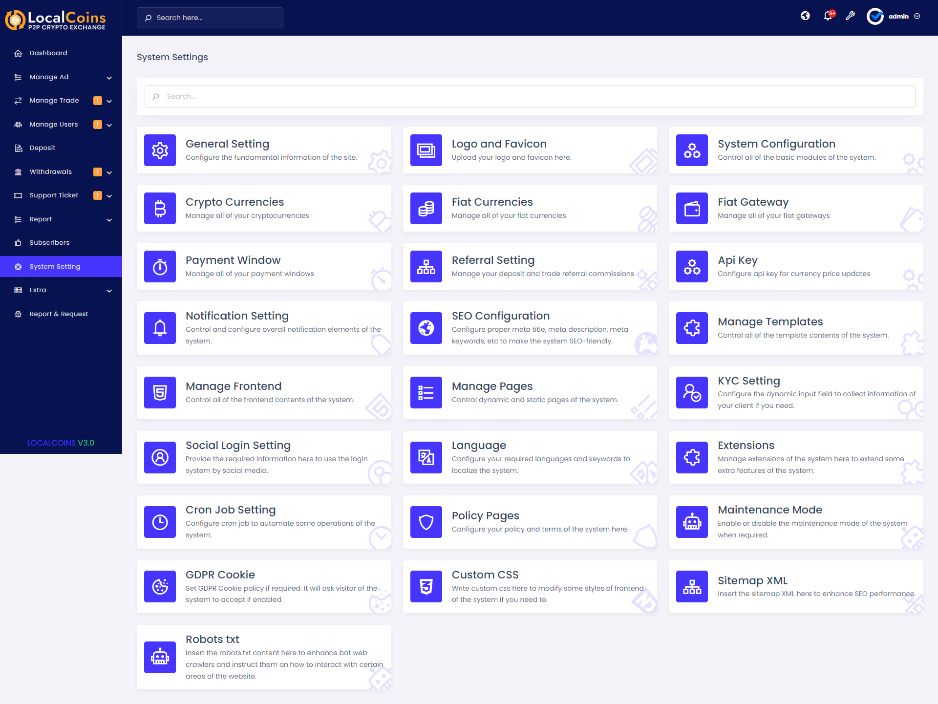 LocalCoins - Ultimate Peer to Peer Crypto Exchange Platform by ViserLab