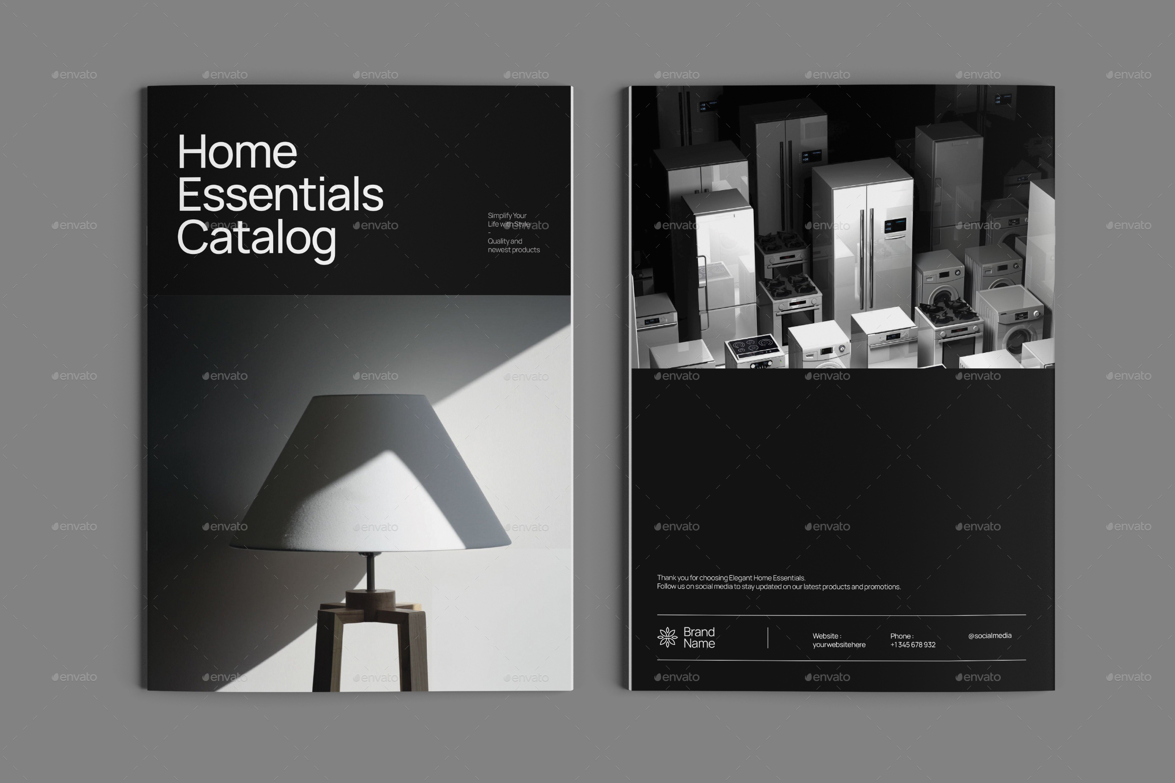 Modern Home Appliance Catalog Template, Print Templates GraphicRiver