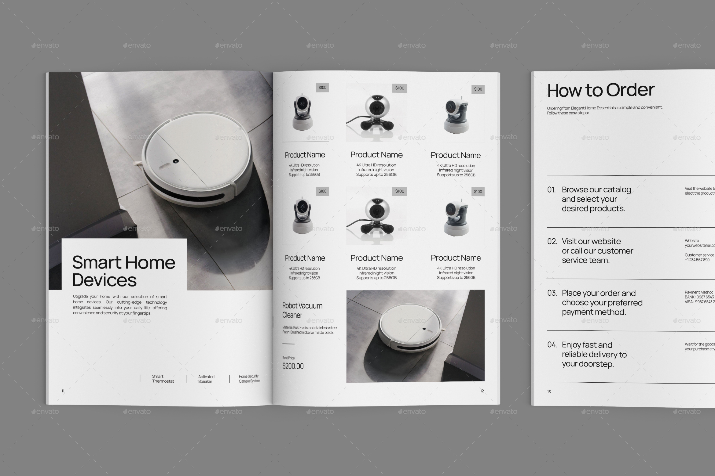 Modern Home Appliance Catalog Template, Print Templates GraphicRiver