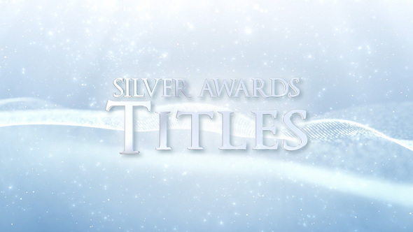 Silver Awards Titles broadcast-packages template preview