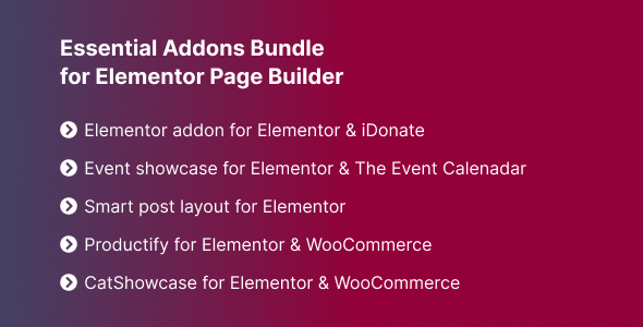 [DOWNLOAD]Essential Addons Bundle for Elementor Page Builder