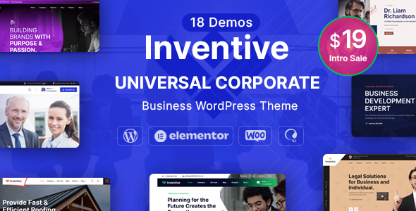 [DOWNLOAD]Inventive - Multi-Purpose Business WordPress Theme