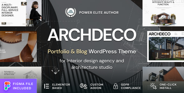 [DOWNLOAD]Archdeco - Architecture & Interior Design Agency Portfolio WordPress Theme