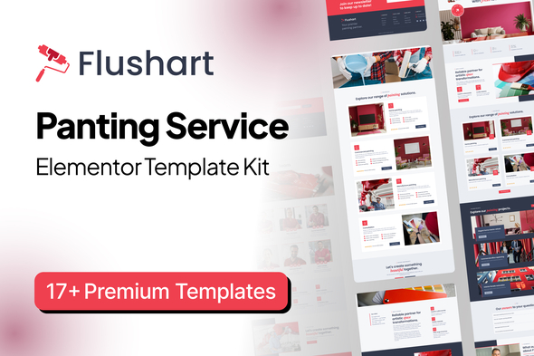 Flushart - Painting Service Elementor Pro Template Kit