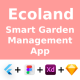 Ecoland | ANDROID + IOS + FIGMA | UI Kit | Flutter | SMART GARDEN MANAGEMENT APP