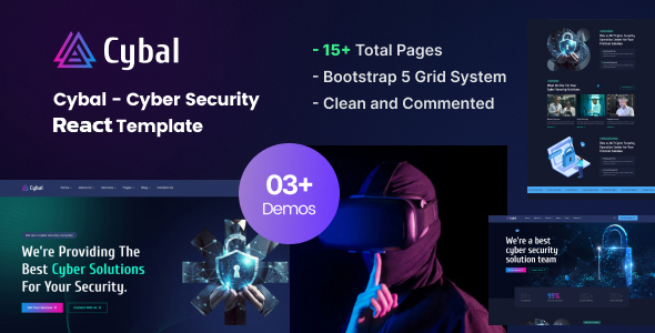 [DOWNLOAD]Cybal - Cyber Security Next js Template