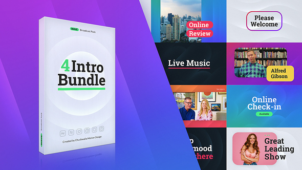 Wave Intros Openers template preview