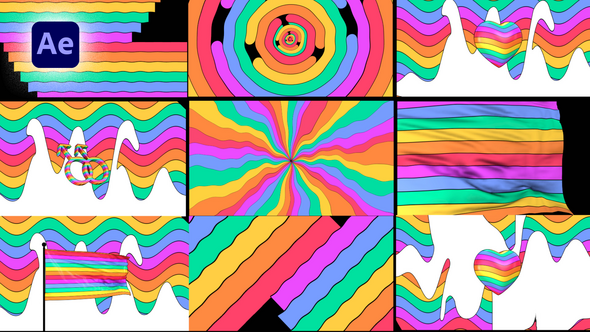 Pride LGBTQ Transitions Pack Elements template preview