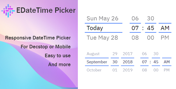 [DOWNLOAD]EDateTimePicker - Mobile Responsive Date Time Picker