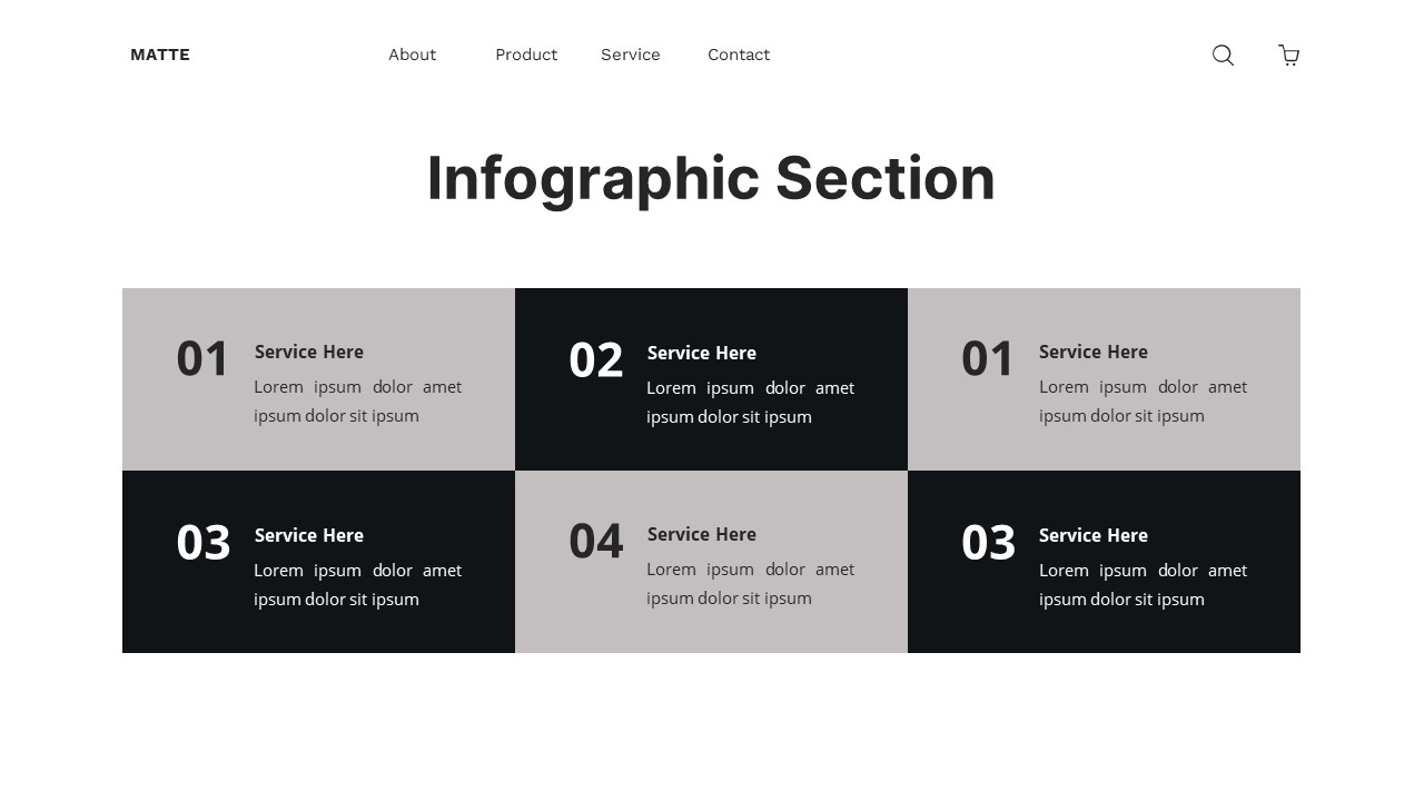 Matte - Black Fashion Powerpoint Templates, Presentation Templates