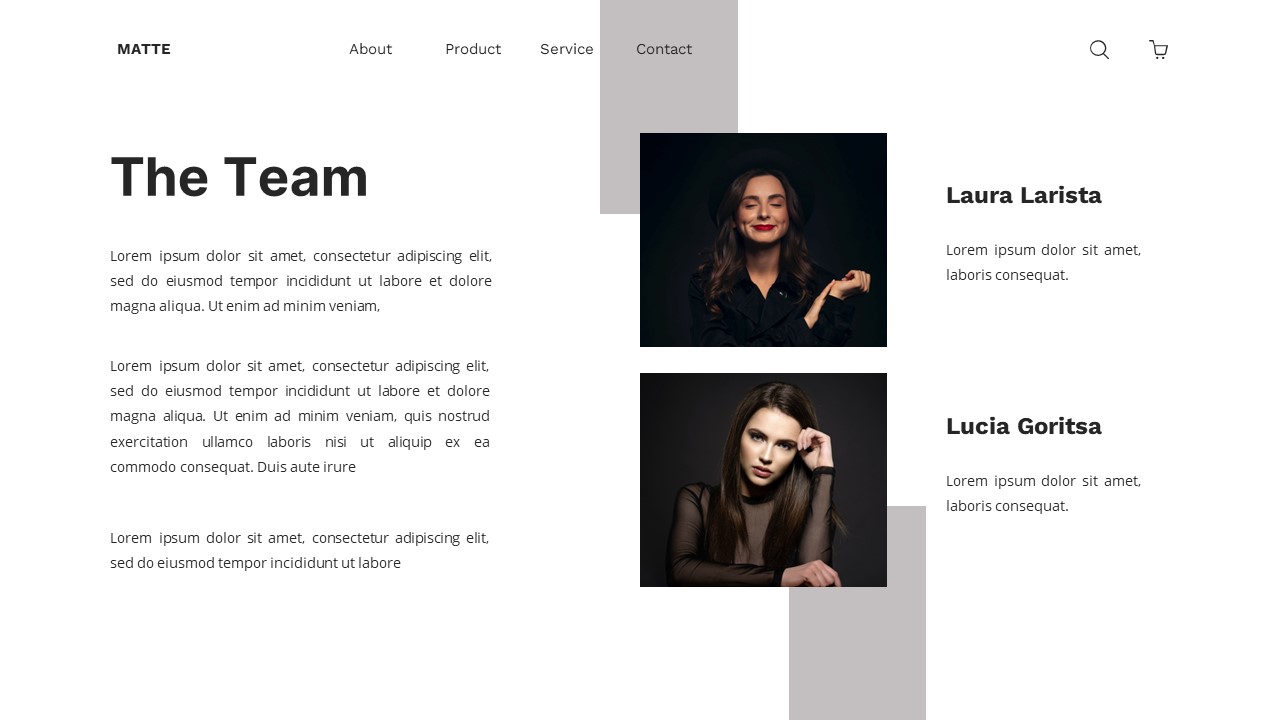Matte - Black Fashion Powerpoint Templates, Presentation Templates