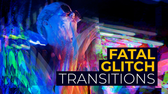 Fatal Glitch Transitions | After Effects Elements template preview