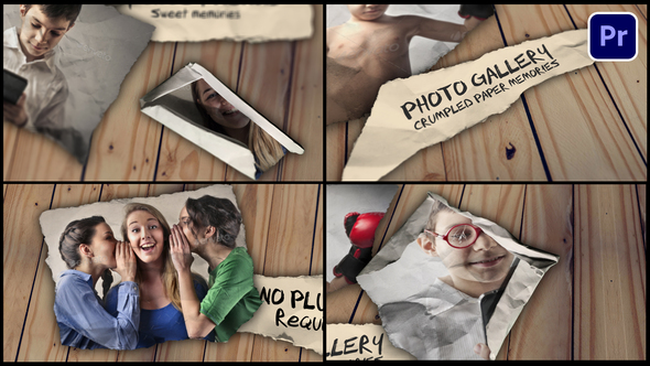 Photo Gallery on a Sunny Morning Premiere Pro template preview