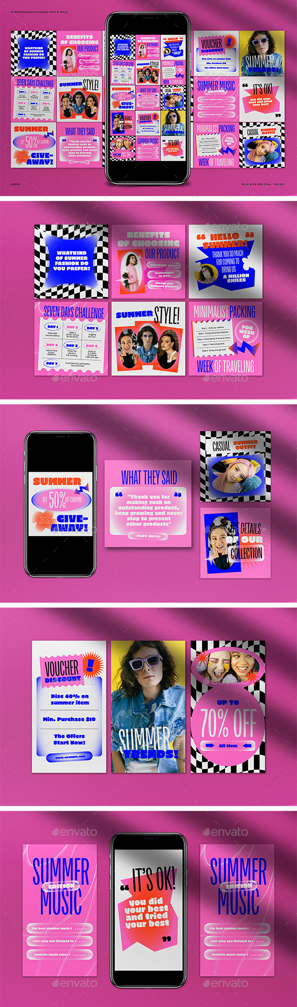 [DOWNLOAD]Pink Anti Design Fashion Summer Instagram Pack