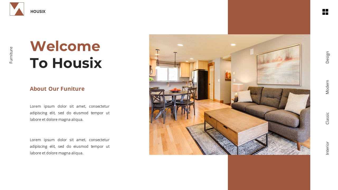 Housix - Furniture Powerpoint Templates, Presentation Templates ...