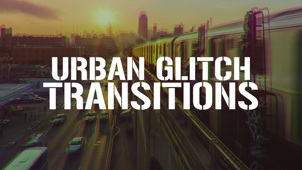 Urban Glitch Transitions | After Effects Elements template preview