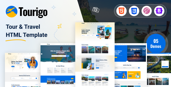 Tourigo - Tour & Travel HTML5 Template