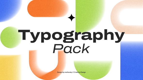 10 Colorful Typography Pack | Premiere Pro Premiere Pro template preview