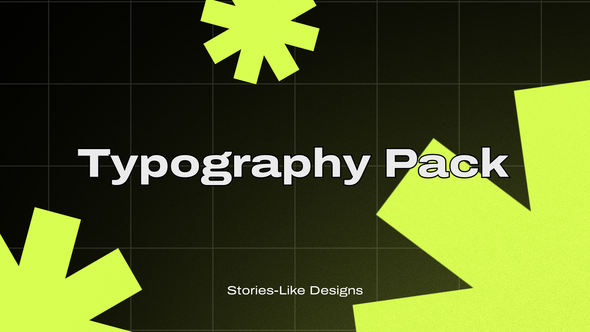 9 Stories-Like Typography Pack | Premiere Pro Premiere Pro template preview