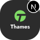 Thames - One Page Personal Portfolio Next Js 14 Template