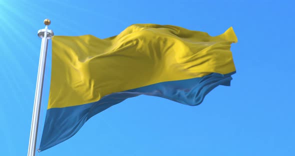 Opole Voivodeship Flag, Poland alt