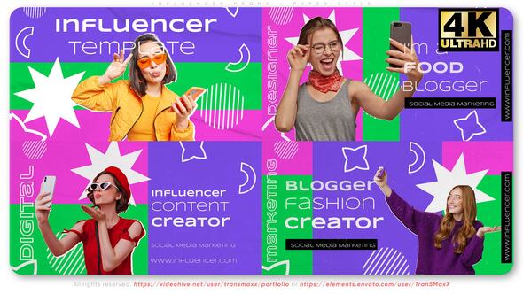 Influencer Promo - Paper Style