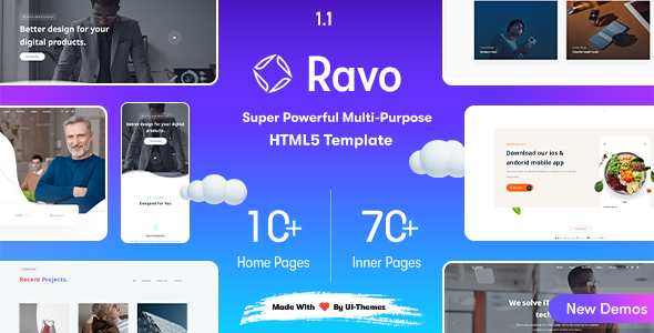 Ravo - Multipurpose HTML5 Template