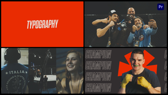 Sports Promo // Big Game Premiere Pro template preview