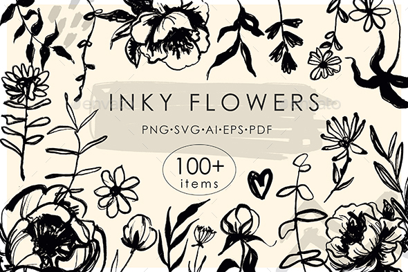 [DOWNLOAD]Inky Flowers