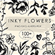 Inky Flowers