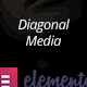 Diagonal Media for Elementor