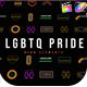 LGBTQ Pride Neon Elements
