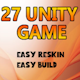 27 Unity Game Projects Bundle - (Admob - Unity)