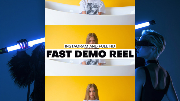 Fast Demo Reel Openers template preview