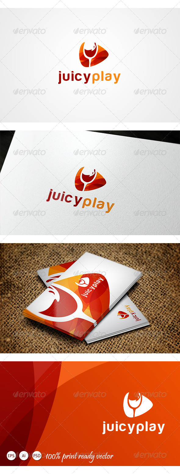 Juicy Play Logo - Symbols Logo Templates