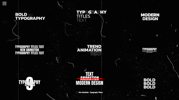 Text Animation | AE Titles template preview
