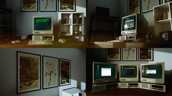 Old Computer Opener Openers template preview