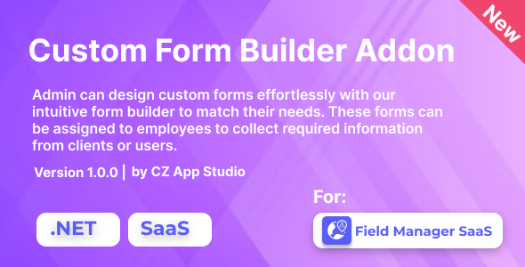 [DOWNLOAD]Custom Form Builder For Field Manager SaaS | .NET