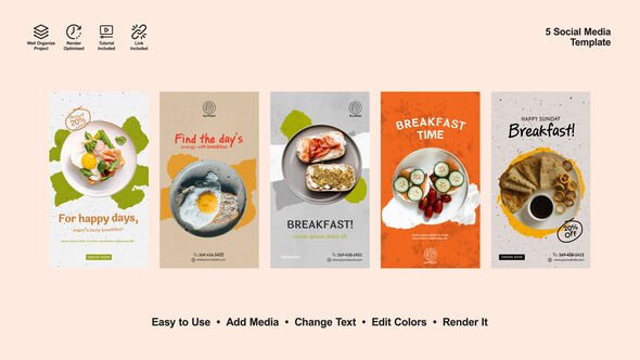 Breakfast Instagram Stories