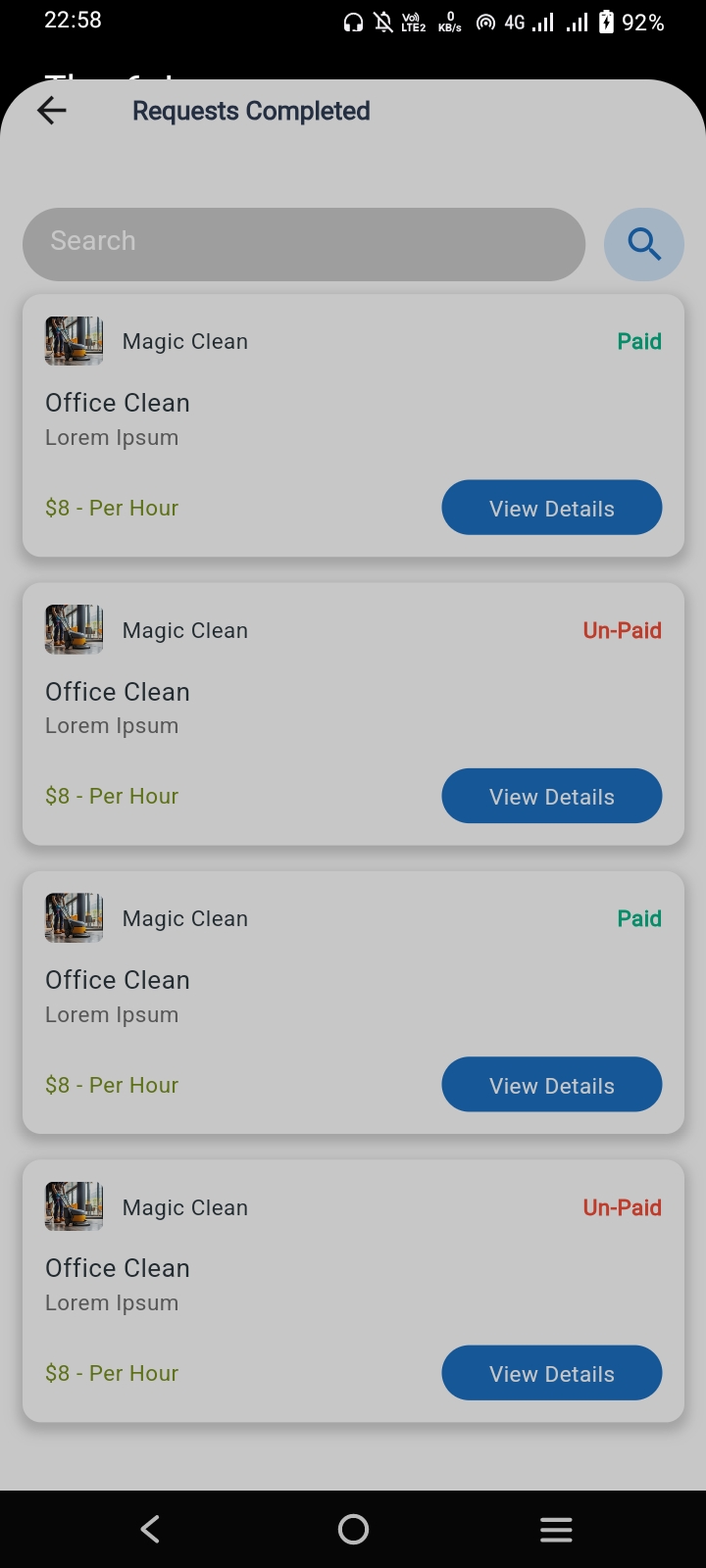 Premium Home Cleaning Services App Flutter UI by CodentraTech | CodeCanyon