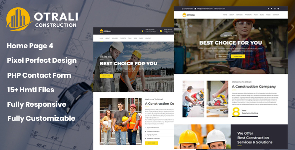 Ottrali - Construction HTML Template by validthemes | ThemeForest