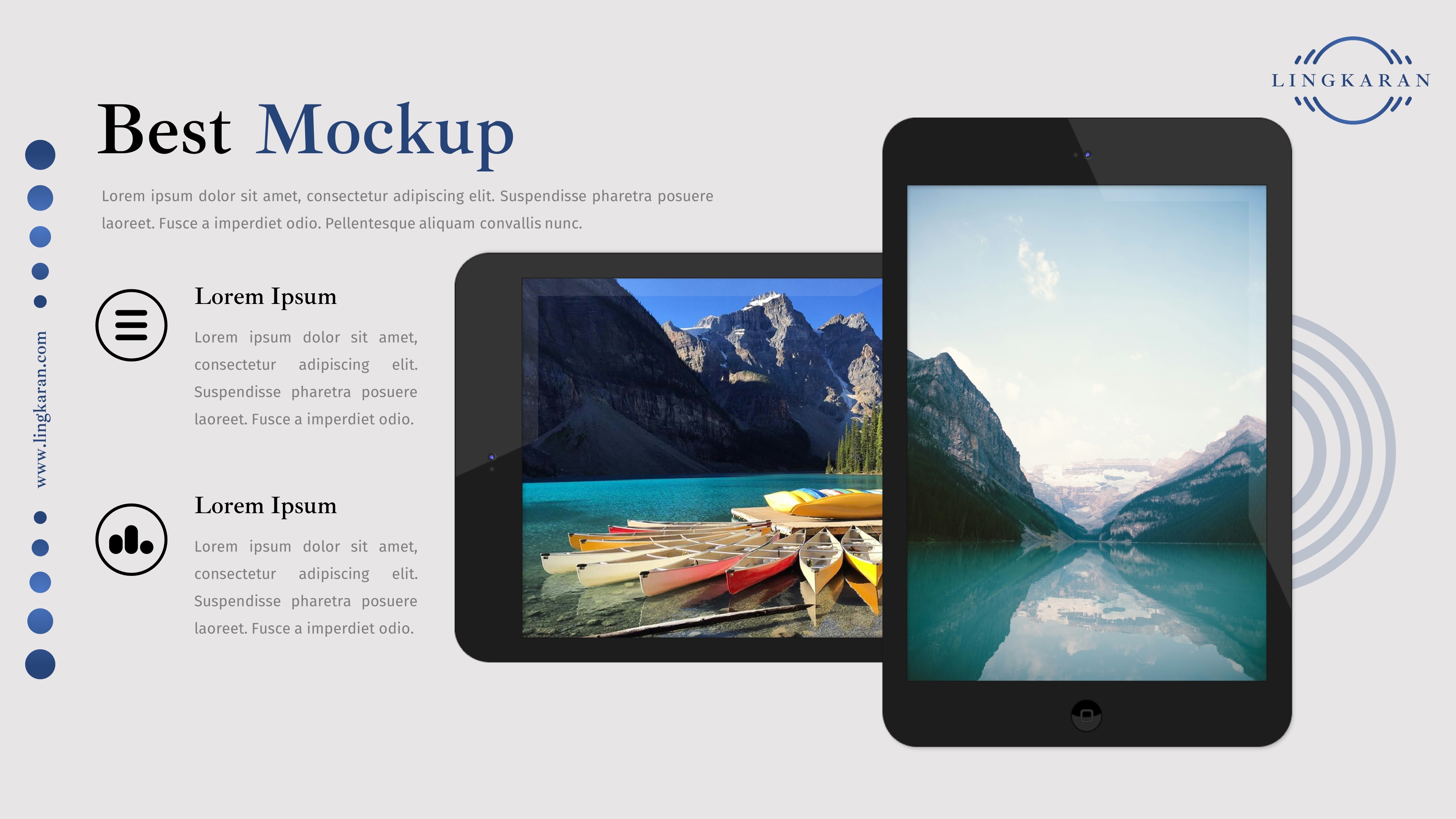 Lingkaran – Multipurpose PowerPoint Template, Presentation Templates