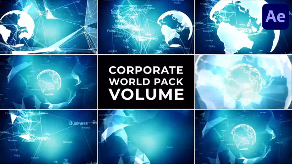 Corporate World Pack for After Effects Elements template preview