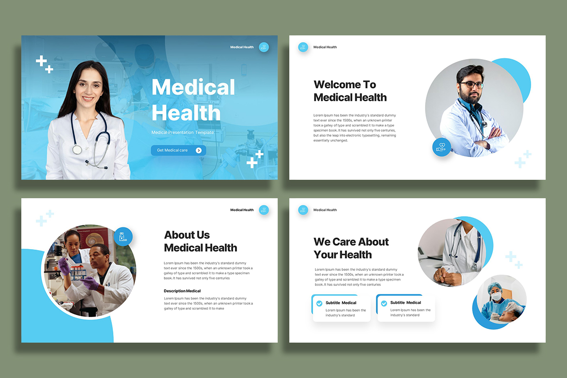 Medical Health powerpoint template, Presentation Templates | GraphicRiver