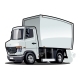 Cartoon Delivery Cargo Truck