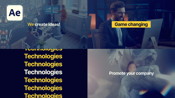 Agency Intro Slideshow Product Promo template preview