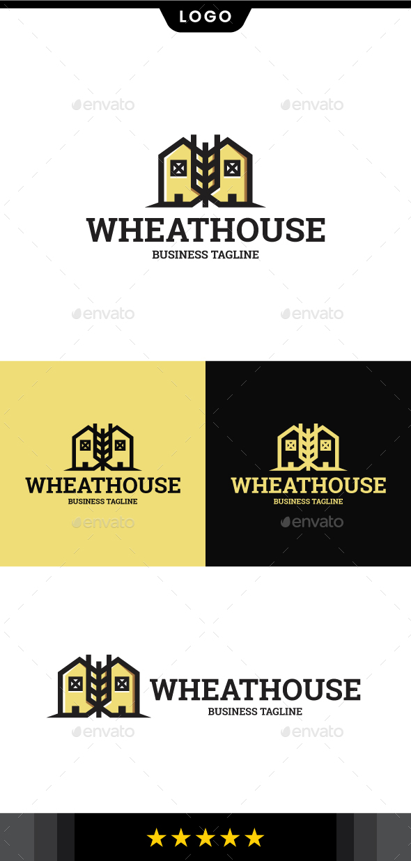 [DOWNLOAD]Wheat House Logo Template
