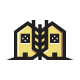 Wheat House Logo Template