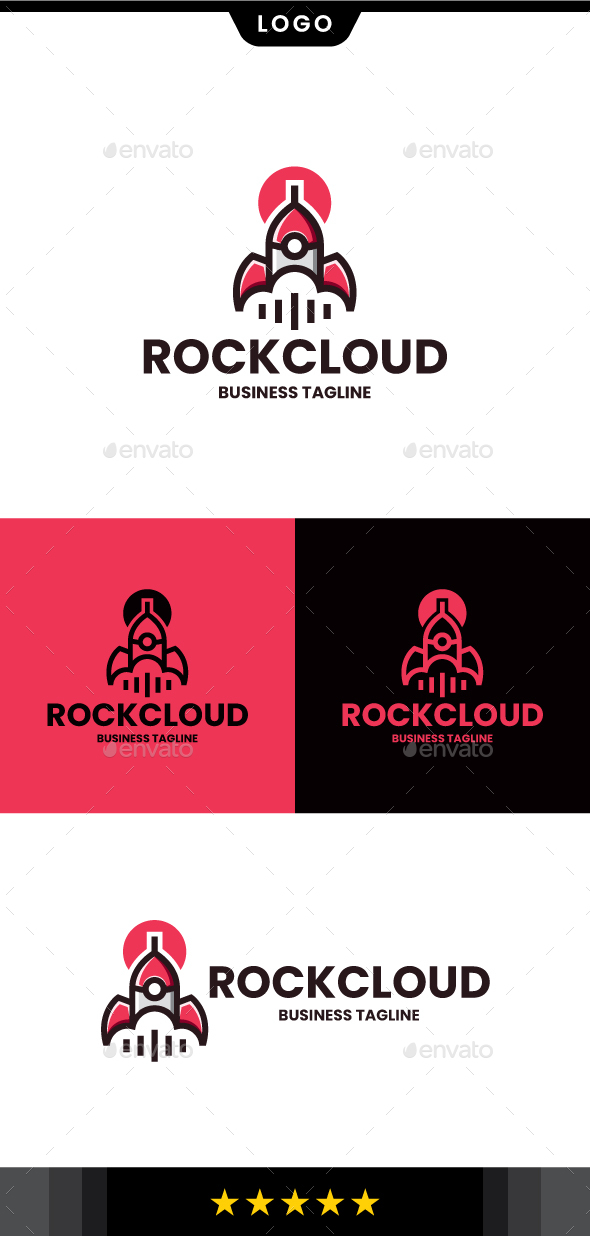 [DOWNLOAD]Rocket Cloud Logo Template