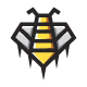 Diamond Bee Logo Template